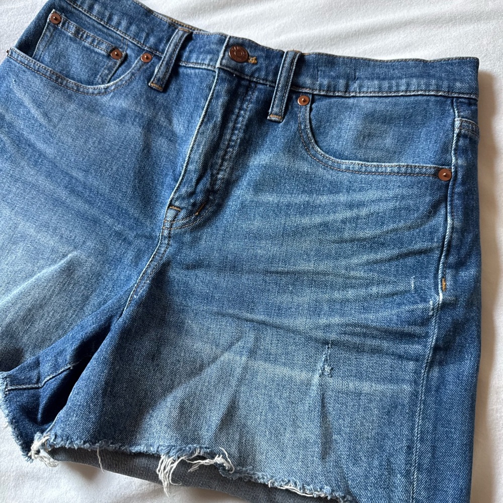 Madewell Blue Jean Shorts - Picture 2 of 5